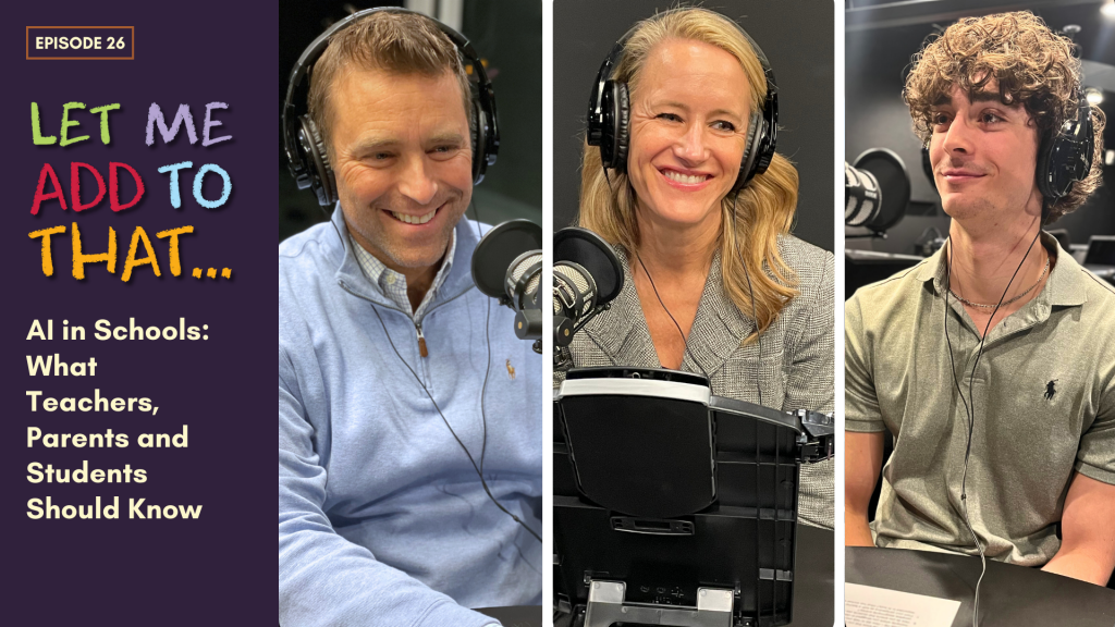 Season 3, Episode 2 Teacher of the Year Casey Cuny and his son discuss AI's impact in the classroom