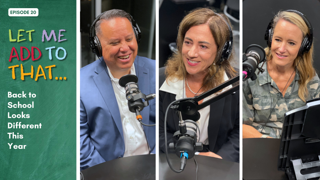 LMATT Episode 20 Back to School Photo of Lynwood Superintendent, Dr. Duardo and Liz Graswich